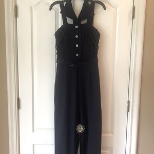 Navy jumpsuit size 8.